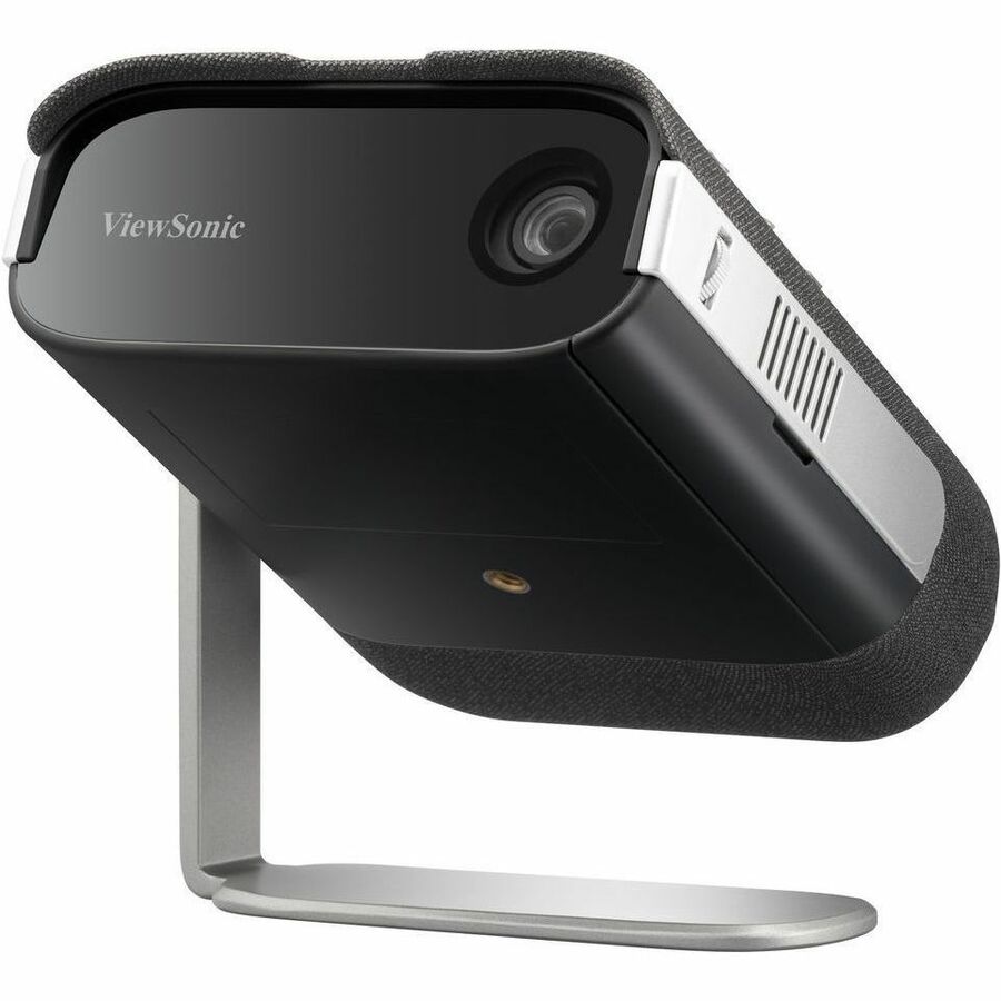 ViewSonic M1X Portable LED Projector with Smart Stand, Harman Kardon Speakers, Built-In Battery, H/V Keystone, 4 Corner Adjustment, Bluetooth, Wi-Fi, USB-C, Powered USB A M1X