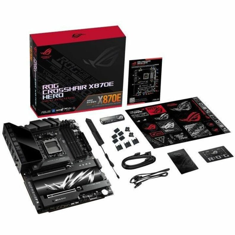 Asus ROG Crosshair X870E HERO Gaming Desktop Motherboard - AMD X870E Chipset - Socket AM5 - ATX ROGCROSSHAIRX870EHERO