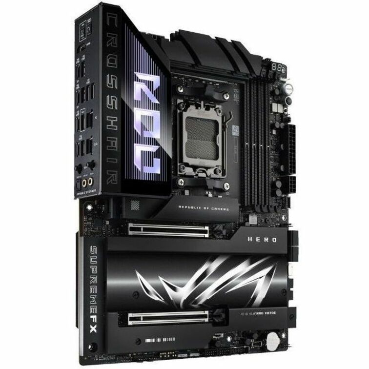 Asus ROG Crosshair X870E HERO Gaming Desktop Motherboard - AMD X870E Chipset - Socket AM5 - ATX ROGCROSSHAIRX870EHERO