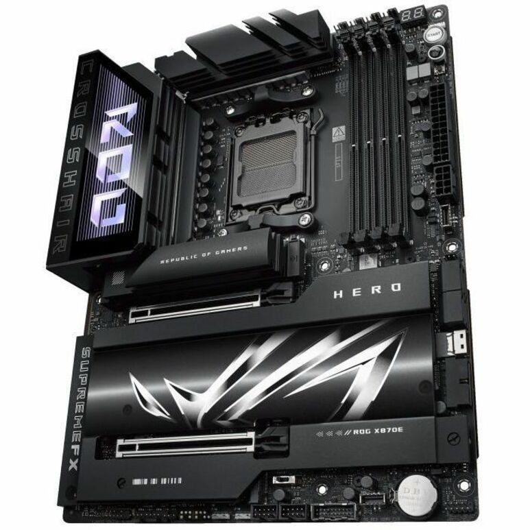 Asus ROG Crosshair X870E HERO Gaming Desktop Motherboard - AMD X870E Chipset - Socket AM5 - ATX ROGCROSSHAIRX870EHERO