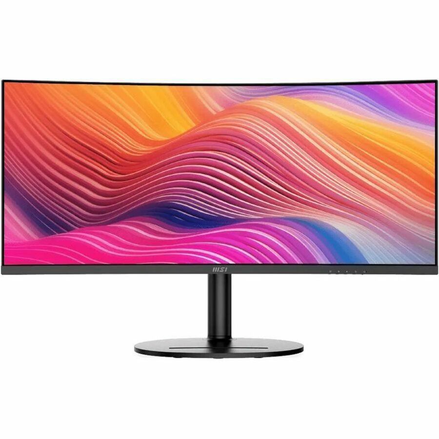 MSI Modern MD342CQP 34" Class UW-QHD Curved Screen LCD Monitor - 21:9 - Black, White ModernMD342CQP