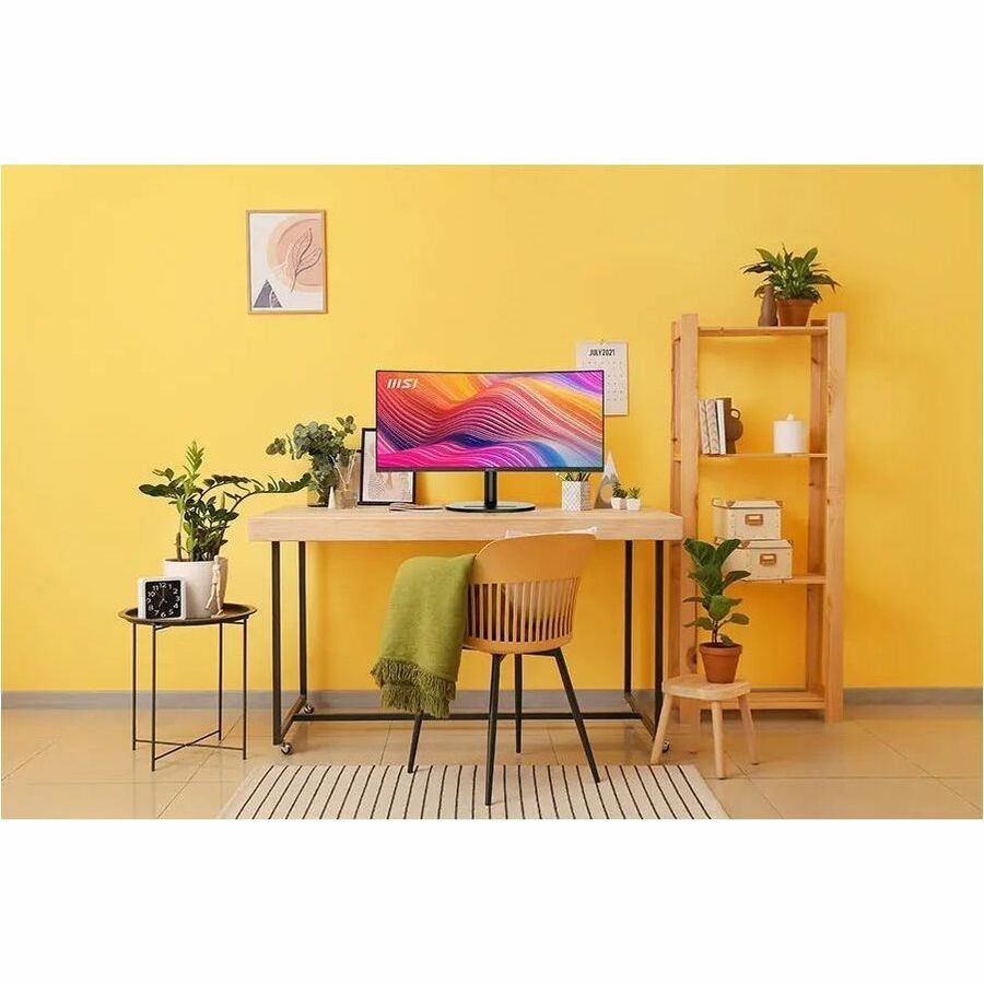 MSI Modern MD342CQP 34" Class UW-QHD Curved Screen LCD Monitor - 21:9 - Black, White ModernMD342CQP