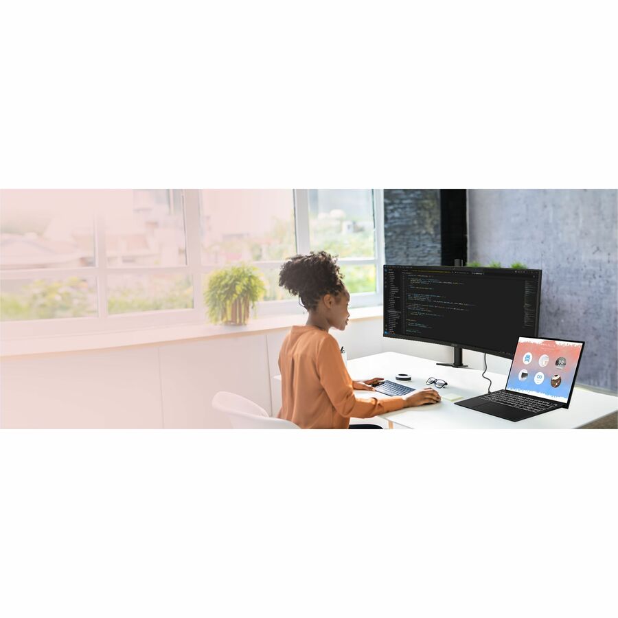 MSI Modern MD342CQP 34" Class UW-QHD Curved Screen LCD Monitor - 21:9 - Black, White ModernMD342CQP