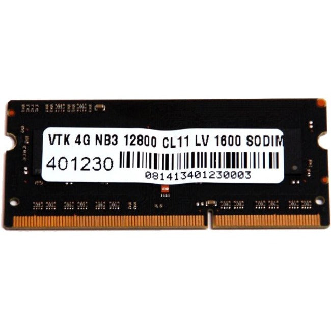 VisionTek 4GB DDR3L Low Voltage 1600 MHz (PC3-12800) CL11 SODIMM - Notebook 900641