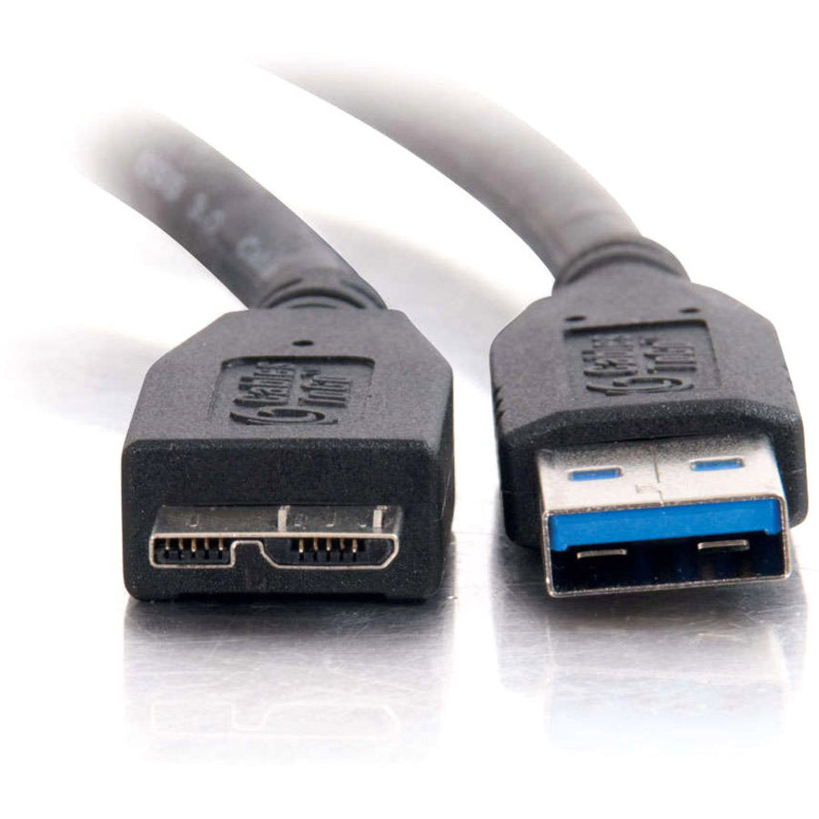 C2G 2m USB Cable - USB 3.0 A to Micro USB B Cable (6ft) - USB Phone Cable 54177