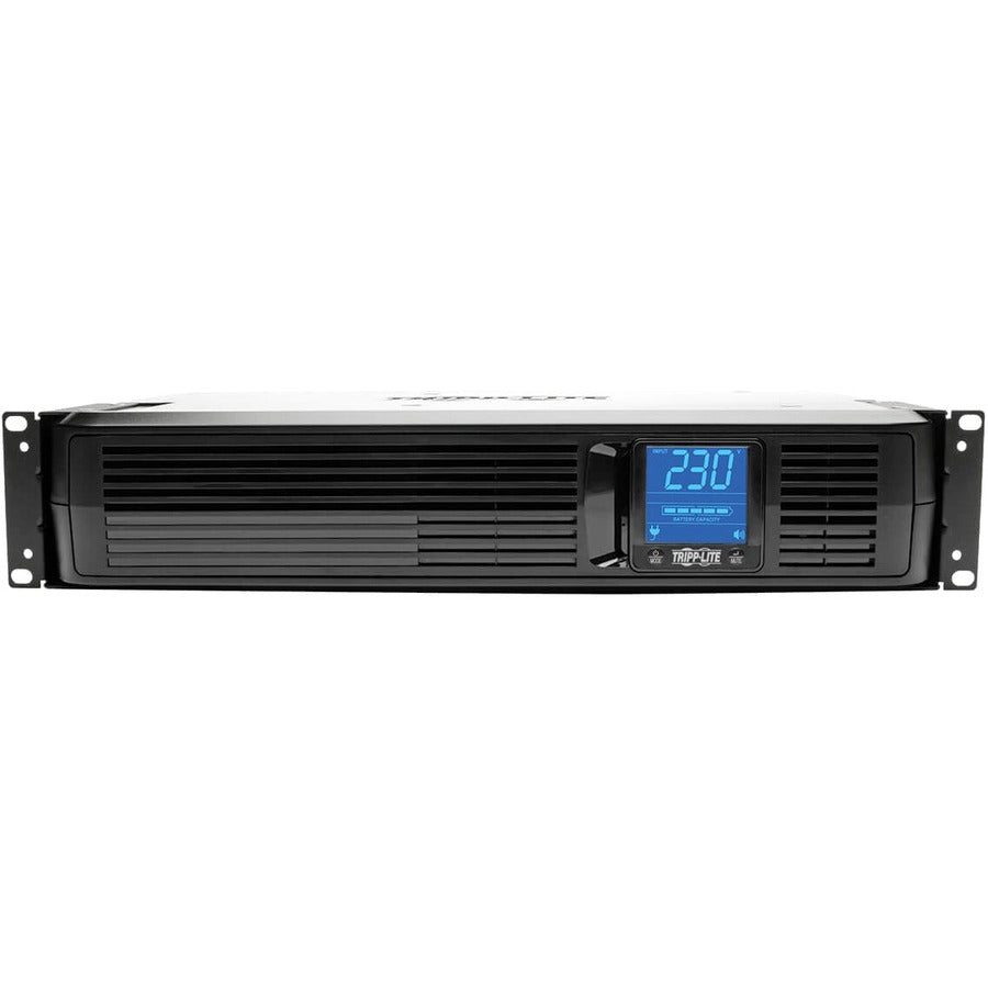 Tripp Lite by Eaton 1500VA 900W Line-Interactive UPS - 8 C13 Outlets, AVR, 230V, 50/60 Hz, USB, DB9, LCD, 2U Rack/Tower SMX1500LCD