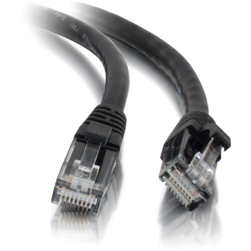 C2G 25ft Cat5e Ethernet Cable - Snagless Unshielded (UTP) - Black 15222