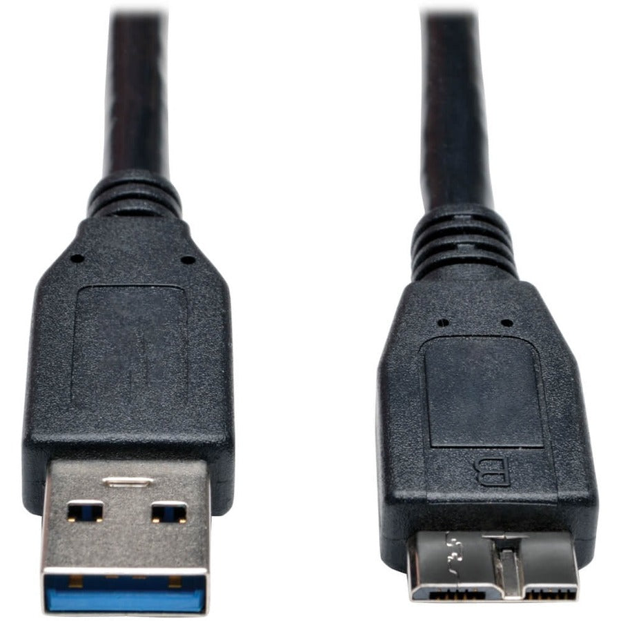 Eaton Tripp Lite Series USB 3.0 SuperSpeed Device Cable (A to Micro-B M/M) Black, 3 ft. (0.91 m) U326-003-BK