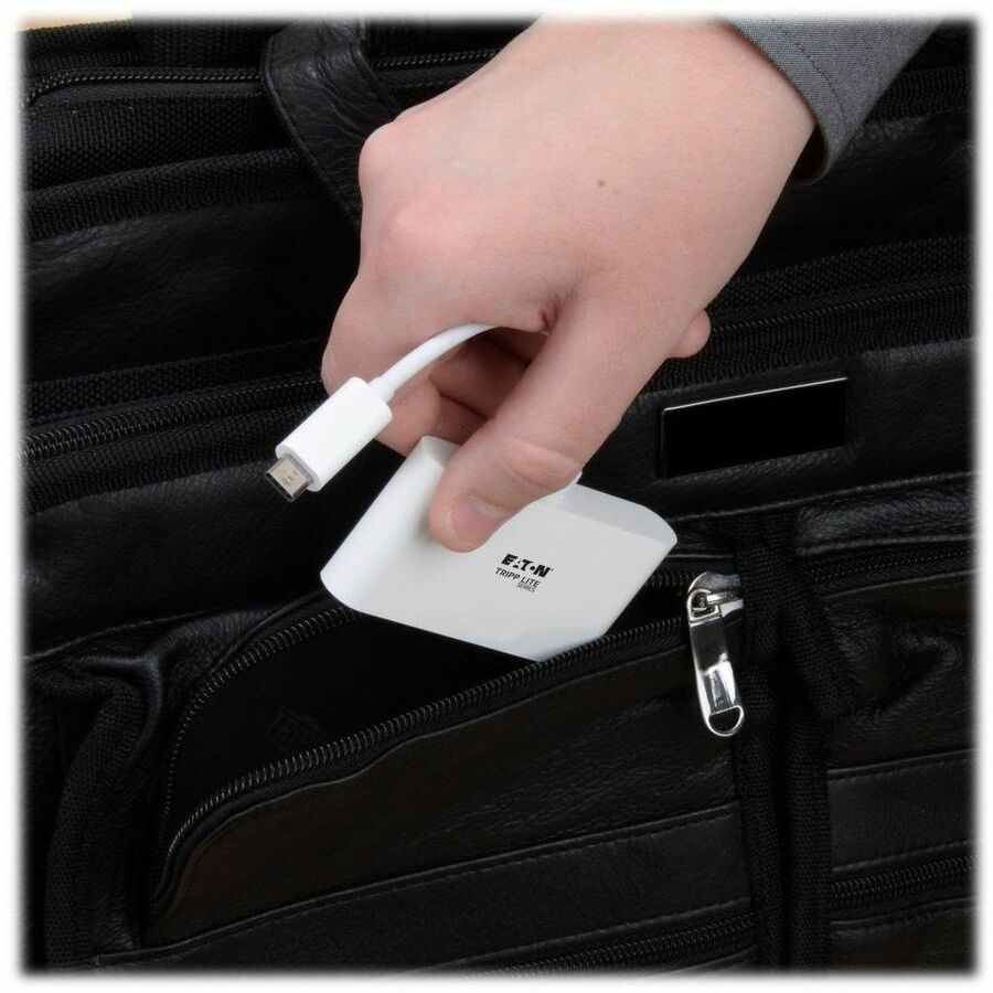 Eaton Tripp Lite Series USB-C Multiport Adapter, USB 3.x (5Gbps), USB-A/C Hub Ports, Card Reader and 60W PD Charging, White U460-002-2AM-C