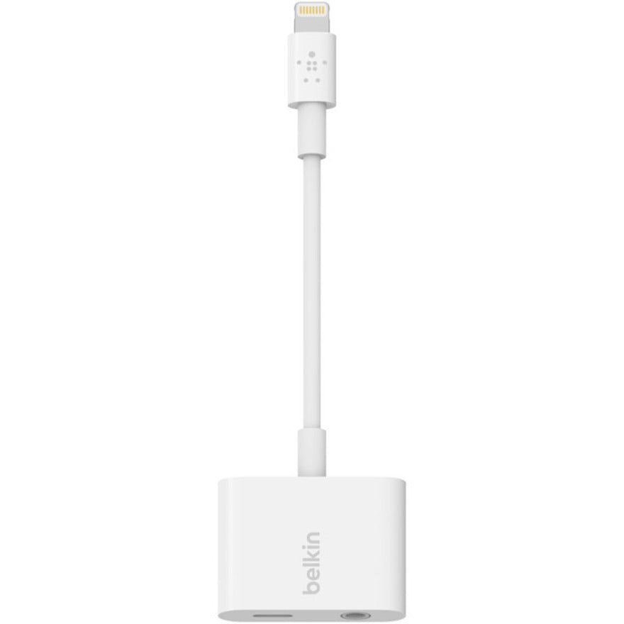 Belkin 3.5 mm Audio and Charge for iPhone and iPad Lightning Adapter F8J212BTWHT
