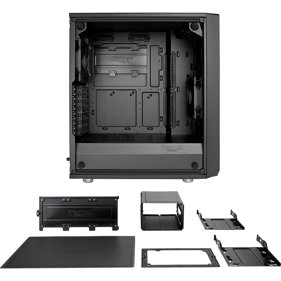 Fractal Design Meshify C-TG Computer Case FD-CA-MESH-C-BKO-TGL