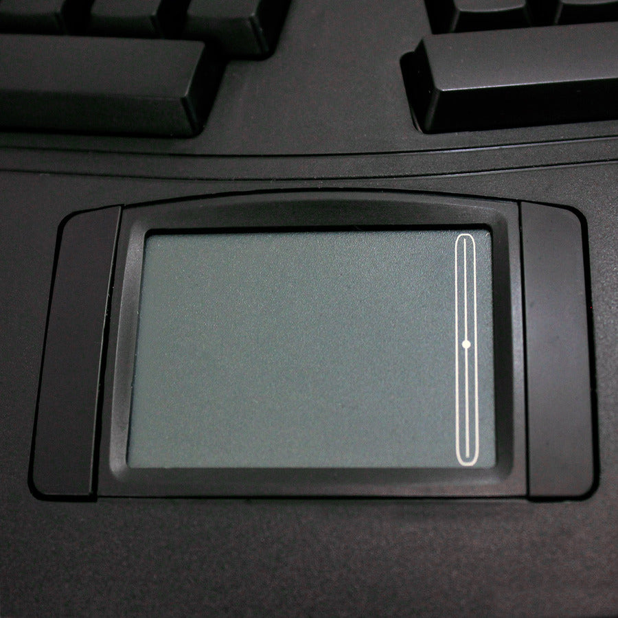 Adesso 2.4GHz Wireless Ergonomic Touchpad Keyboard WKB-4500UB