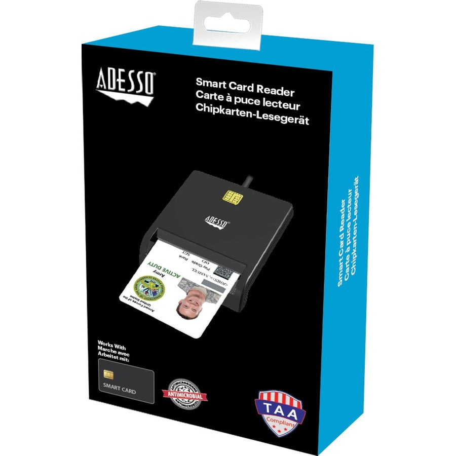 Adesso SCR-100 Smart Card Reader SCR-100-TAA