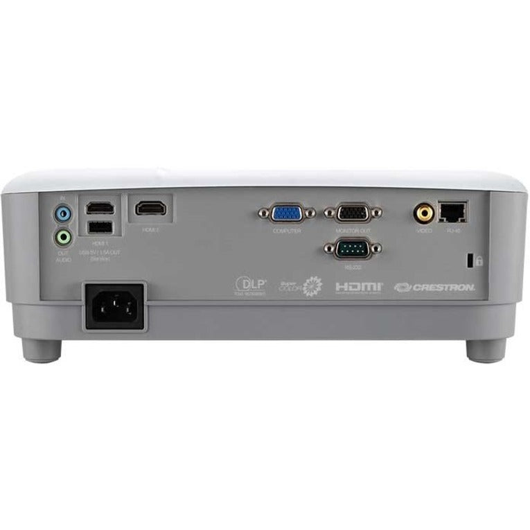 ViewSonic PG707W 4000 Lumens WXGA Networkable DLP Projector with HDMI 1.3x Optical Zoom and Low Input Lag for Home and Corporate Settings PG707W