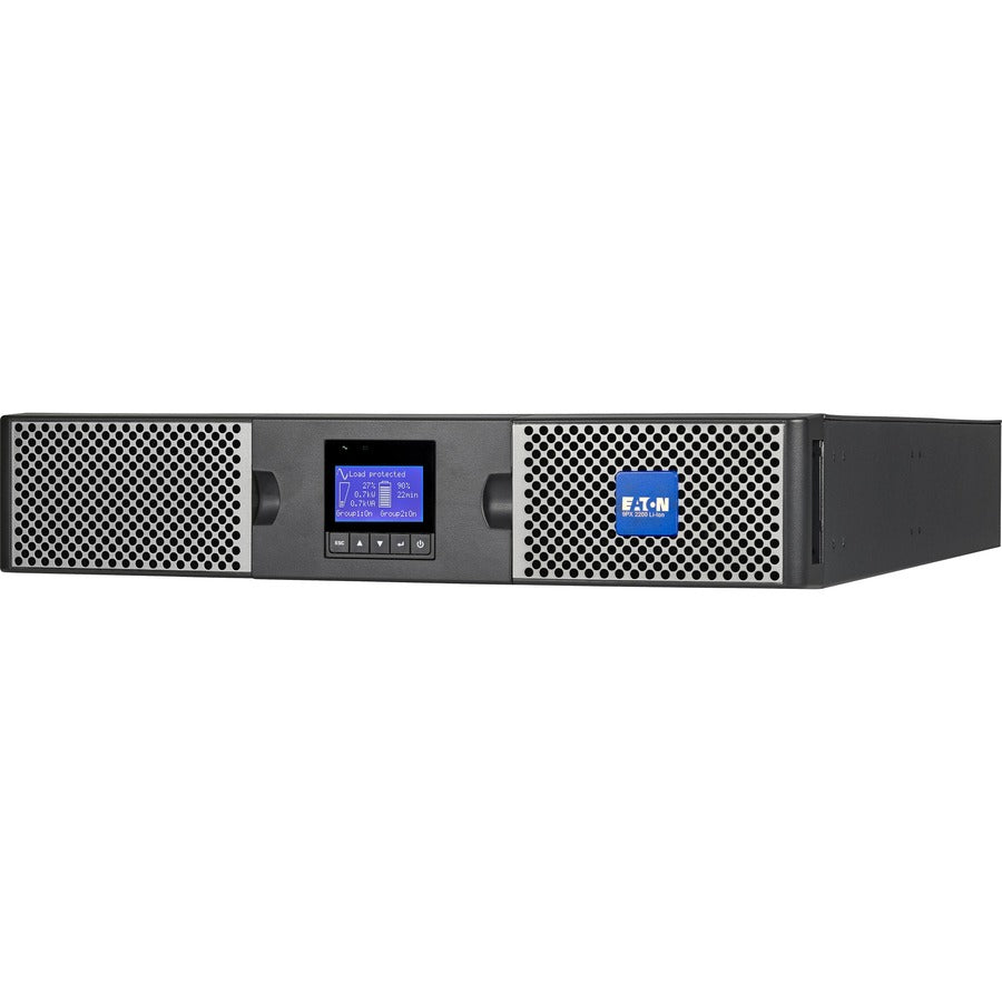 Eaton 9PX 2200VA 2000W 208V Online Double-Conversion UPS - L6-20P, 8 C13, 2 C19 Outlets, Lithium-ion Battery, Cybersecure Network Card Option, 2U Rack/Tower - Battery Backup 9PX2200GRT-L