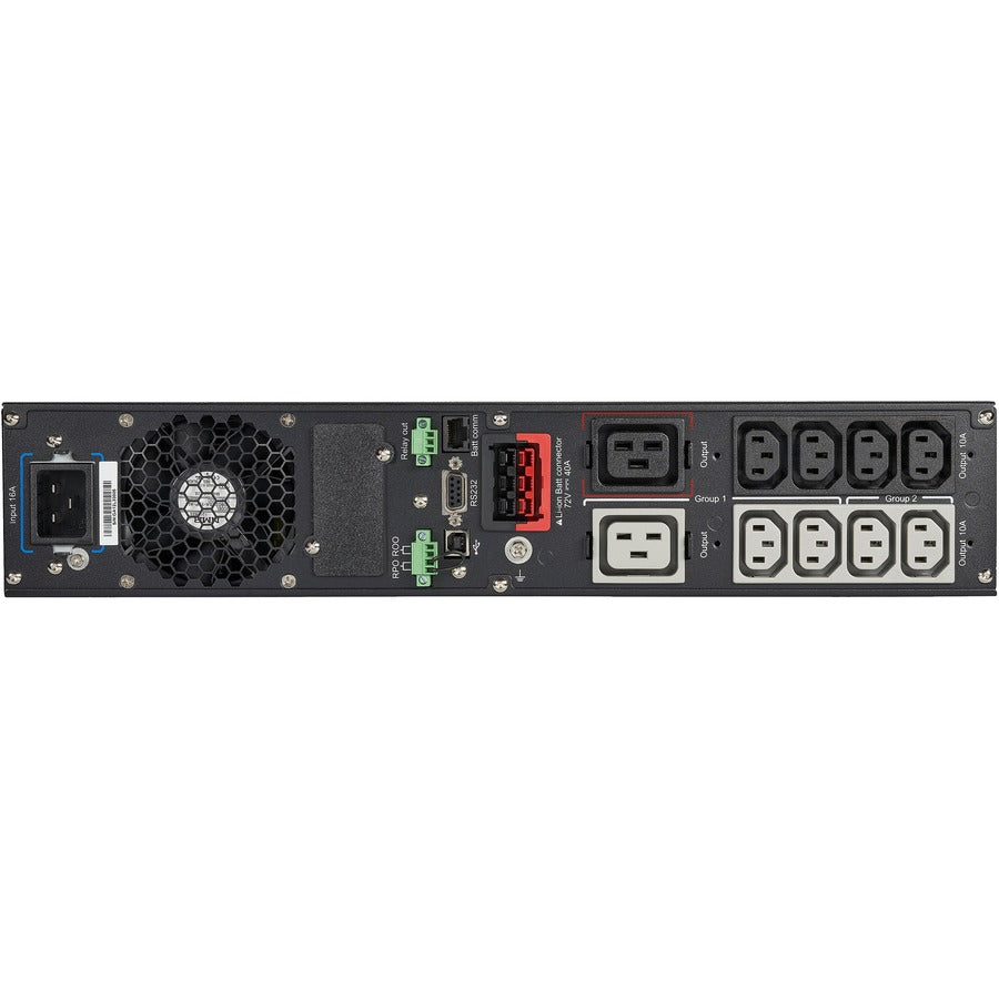 Eaton 9PX 2200VA 2000W 208V Online Double-Conversion UPS - L6-20P, 8 C13, 2 C19 Outlets, Lithium-ion Battery, Cybersecure Network Card Option, 2U Rack/Tower - Battery Backup 9PX2200GRT-L