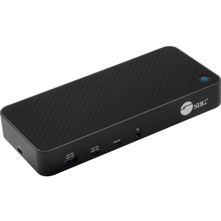 SIIG Triple Hybrid 4K Video Docking Station with PD Charging JU-DK0P11-S1