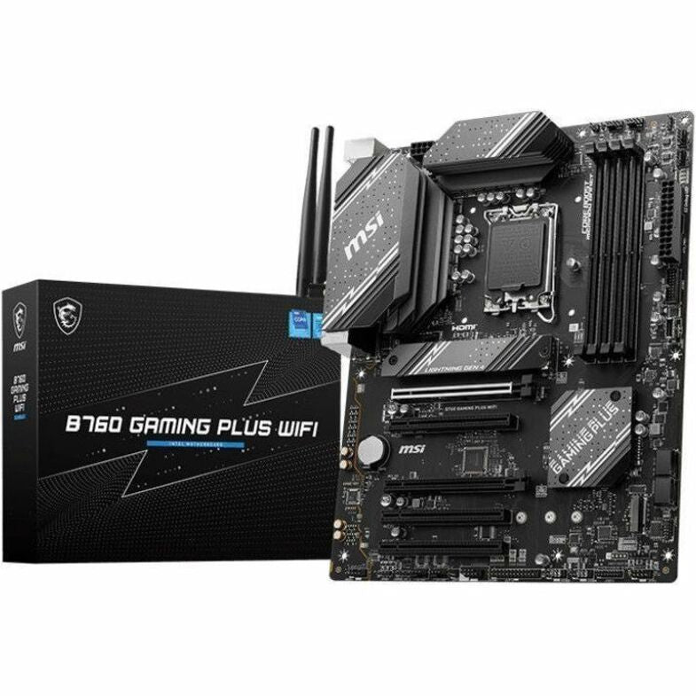 MSI B760 GAMING PLUS WIFI Gaming Desktop Motherboard - Intel B760 Chipset - Socket LGA-1700 - ATX B760GPWIFI