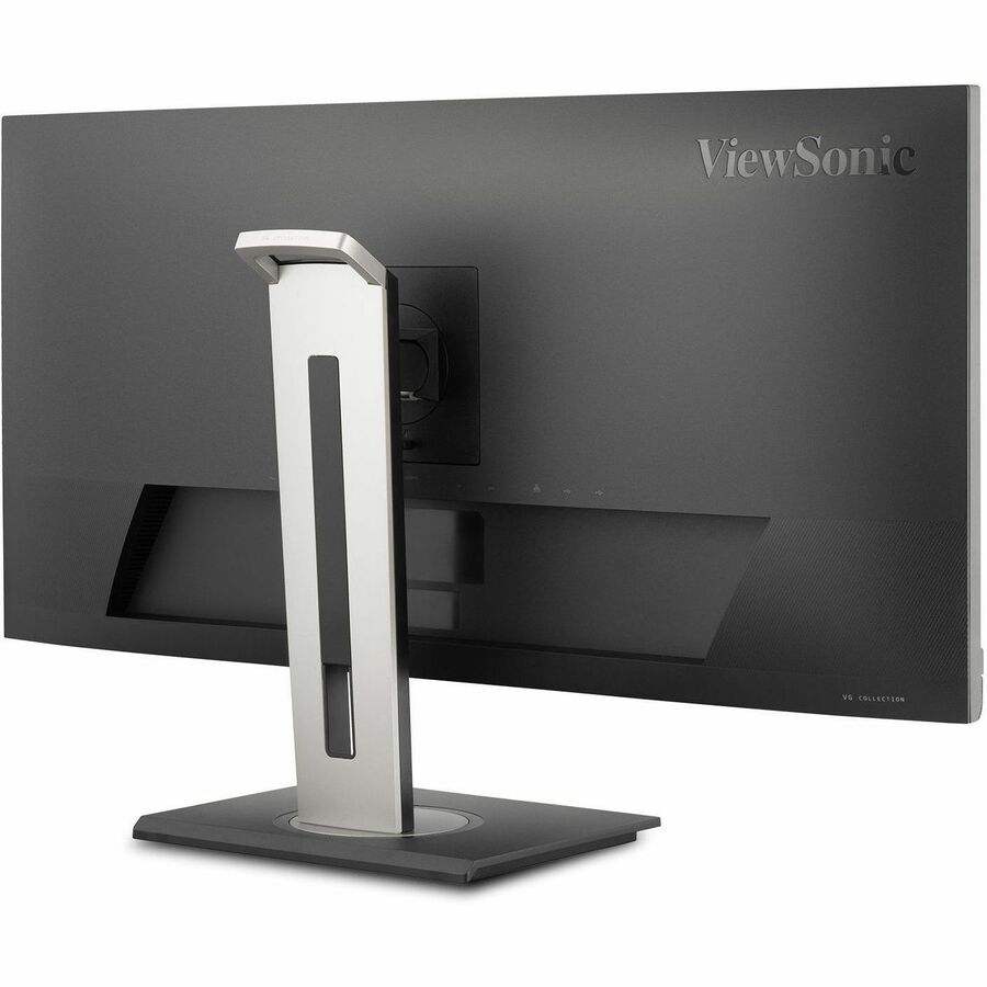 ViewSonic VG3456A 34 Inch 21:9 UltraWide QHD 1440p IPS Monitor with Ergonomic Design, 100W USB C, Docking Built-In, Gigabit Ethernet RJ54 for Home and Office VG3456A