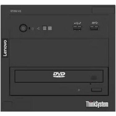 Lenovo ThinkSystem ST250 V3 7DCEA023NA Tower Server - 1 x Intel Xeon E-2434 3.40 GHz - 16 GB RAM - Serial ATA/600 Controller 7DCEA023NA