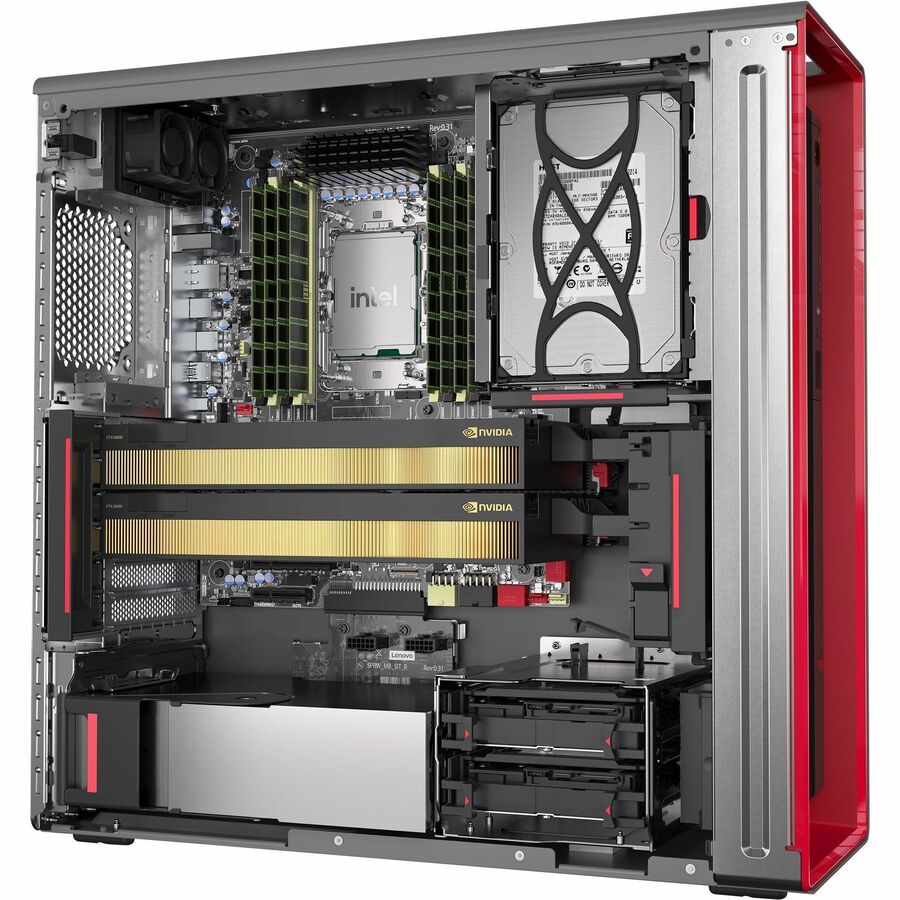 Lenovo ThinkStation P5 30GA005TUS Workstation - 1 x Intel Xeon w3-2435 - vPro Technology - 64 GB - 2 TB SSD 30GA005TUS