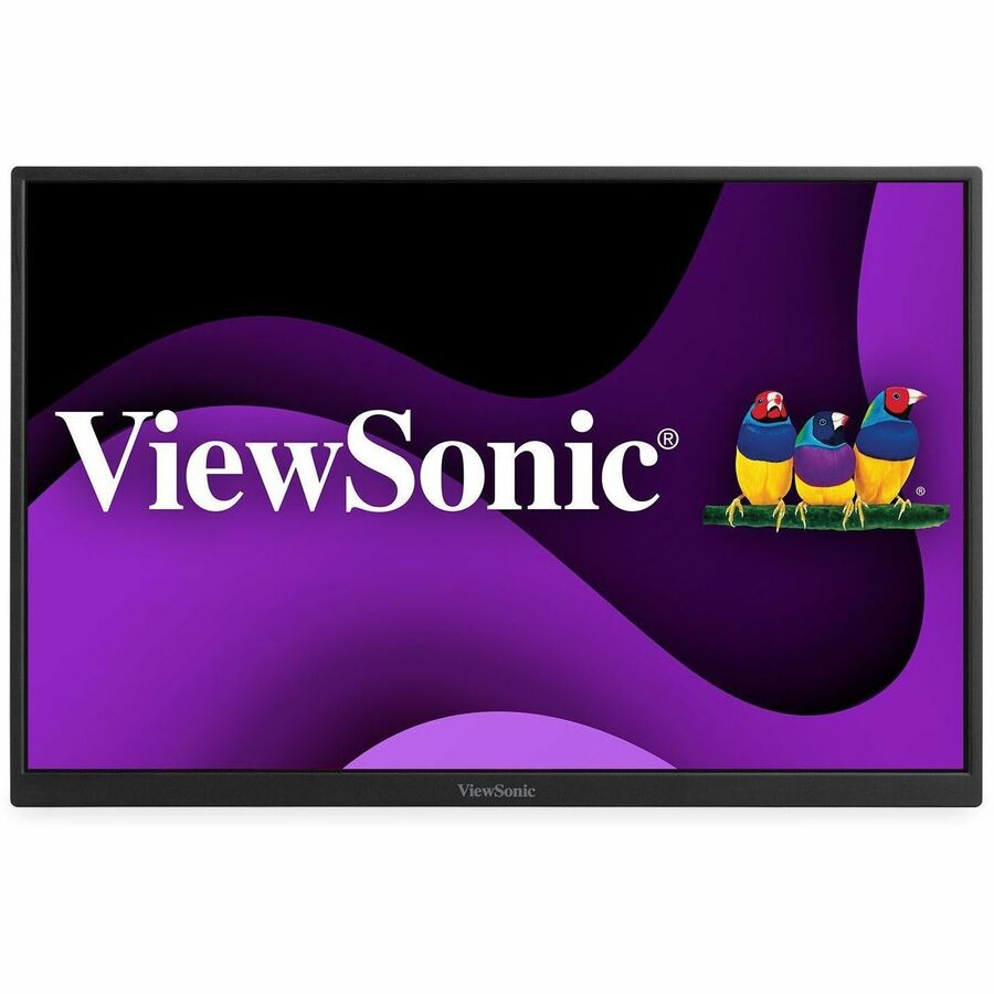 ViewSonic VG1656-2K 16 Inch WQXGA 1600p IPS Portable Monitor with 2 Way Powered 65W USB C, and Built-in Stand with Smart Cover VG1656-2K