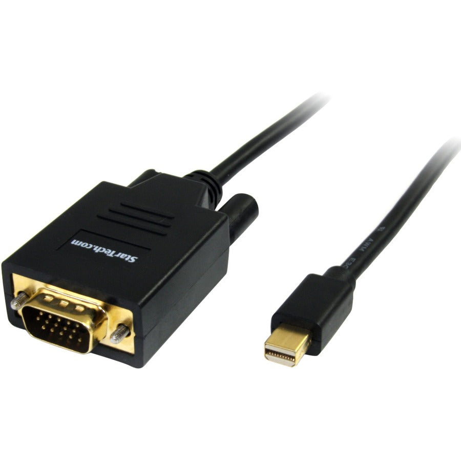 StarTech.com 6ft Mini DisplayPort to VGA Cable, Active Mini DP to VGA Adapter Cable, 1080p, mDP 1.2 to VGA Monitor/Display Converter Cable MDP2VGAMM6