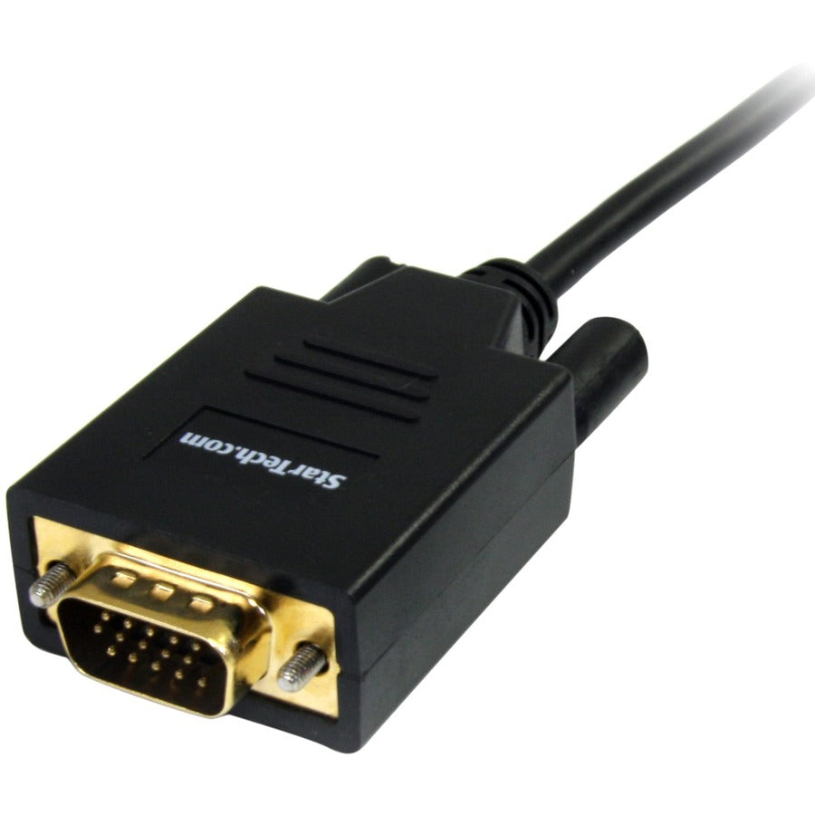 StarTech.com 6ft Mini DisplayPort to VGA Cable, Active Mini DP to VGA Adapter Cable, 1080p, mDP 1.2 to VGA Monitor/Display Converter Cable MDP2VGAMM6
