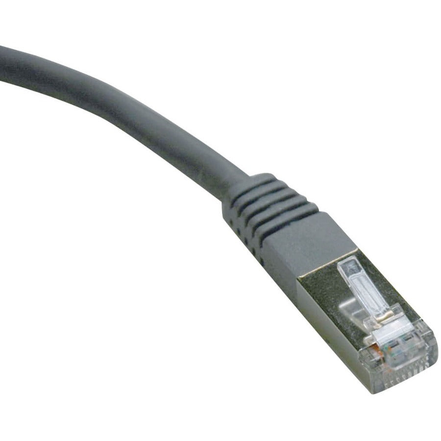 Eaton Tripp Lite Series Cat6 Gigabit Molded Shielded (FTP) Ethernet Cable (RJ45 M/M), PoE, Gray, 50 ft. (15.24 m) N125-050-GY
