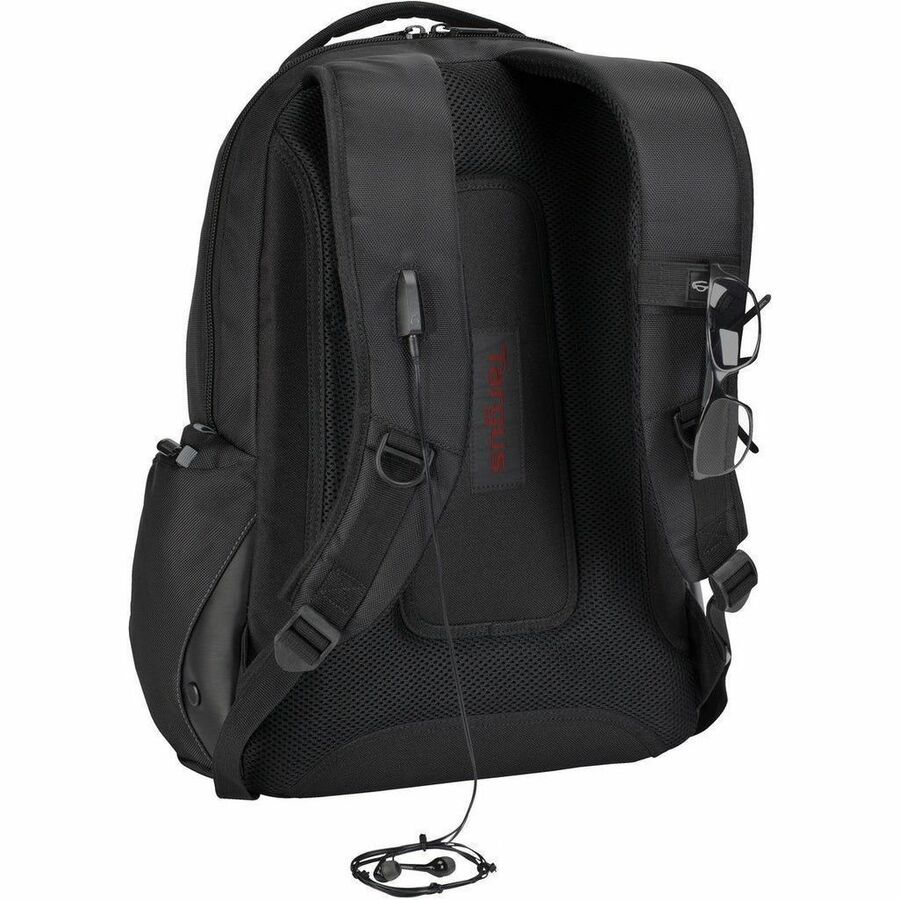 Targus Carrying Case for 16" Notebook - Black with Earphone Jack in strap TSB705US