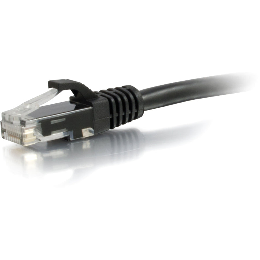 C2G 1ft Cat6a Ethernet Cable - Snagless Unshielded (UTP) - Black 00723