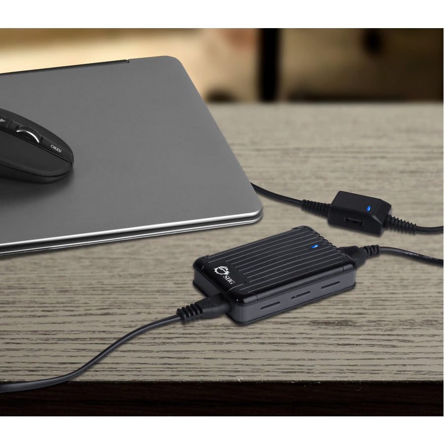 SIIG Ultra-Compact Universal Laptop Power Adapter - 90W AC-PW1212-S1