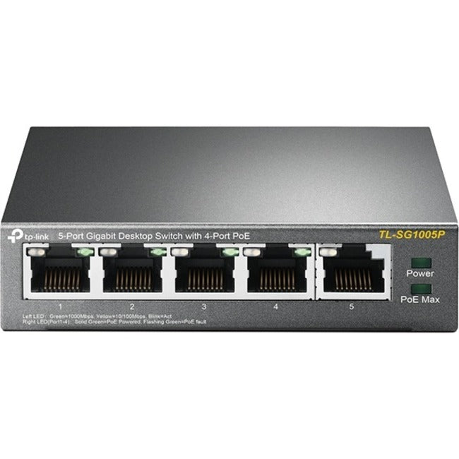 TP-Link TL-SG1005P - 5-Port Gigabit PoE Switch TL-SG1005P