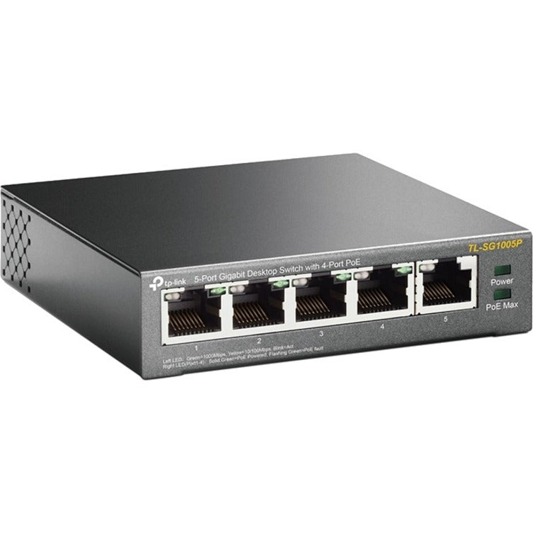 TP-Link TL-SG1005P - 5-Port Gigabit PoE Switch TL-SG1005P