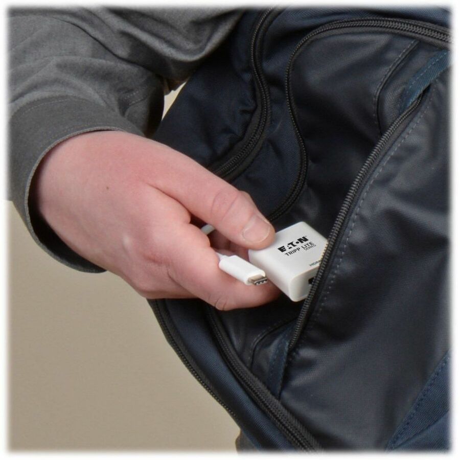 Eaton Tripp Lite Series USB-C to HDMI Adapter (M/F) - 4K 60 Hz, HDCP 2.2, White U444-06N-HD4K6W