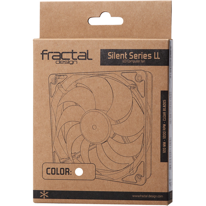 Fractal Design Silent Series LL White 120mm FD-FAN-SSLL-120-WT