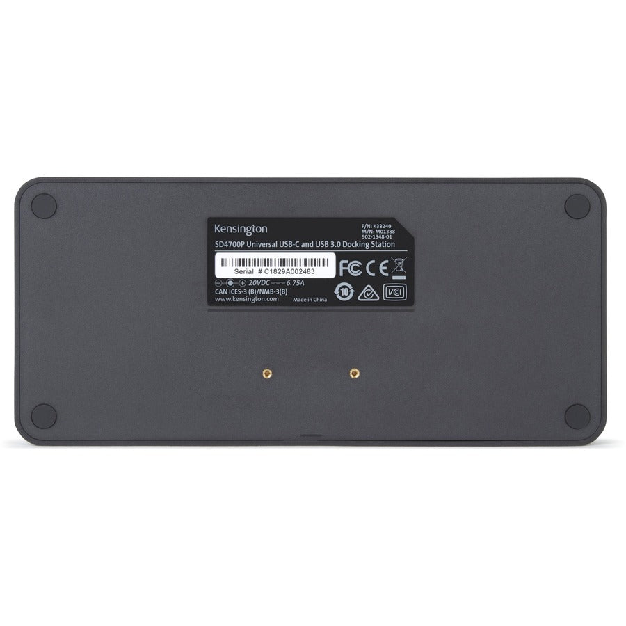 Kensington SD4700P USB-C & USB 3.0 Dual-2K Dock K38240NA