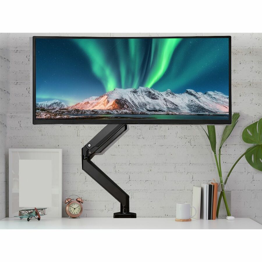 Single Monitor Heavy-Duty Premium Gas Spring Desk Mount - 17" to 43" , VESA 75x75, 100x100, 200x200mm CE-MT2Z11-S1