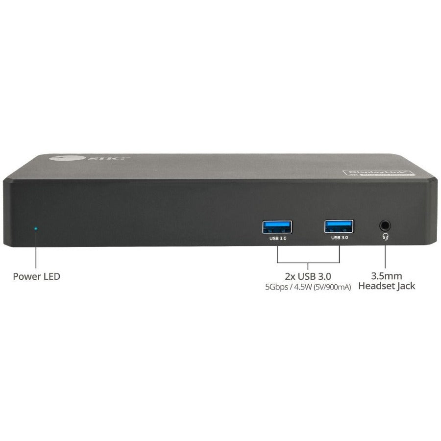 SIIG Universal Hybrid Triple 4K Video Docking Station with PD 3.0 100W JU-DK0J11-S1