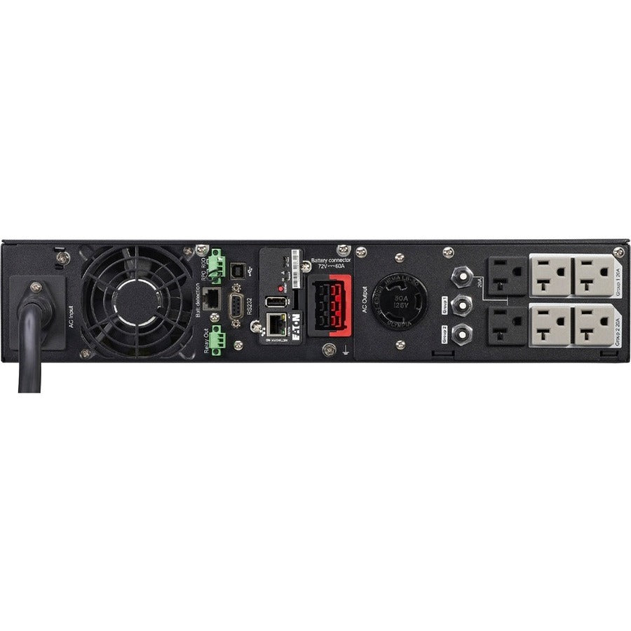 Eaton 5PX G2 3000VA 3000W 120V Line-Interactive UPS - 6 NEMA 5-20R, 1 L5-30R Outlets, Cybersecure Network Card Option, Extended Run, 2U Rack/Tower - Battery Backup 5PX3000RTG2