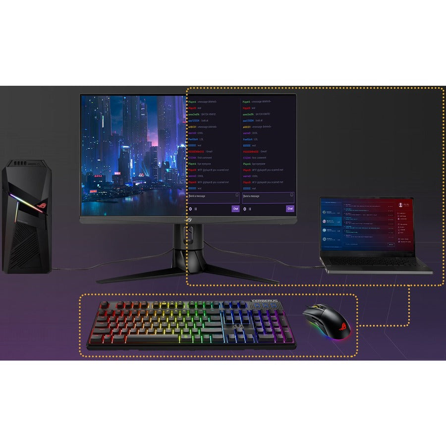 Asus ROG Strix XG249CM 24" Class Full HD Gaming LCD Monitor - 16:9 - Black XG249CM