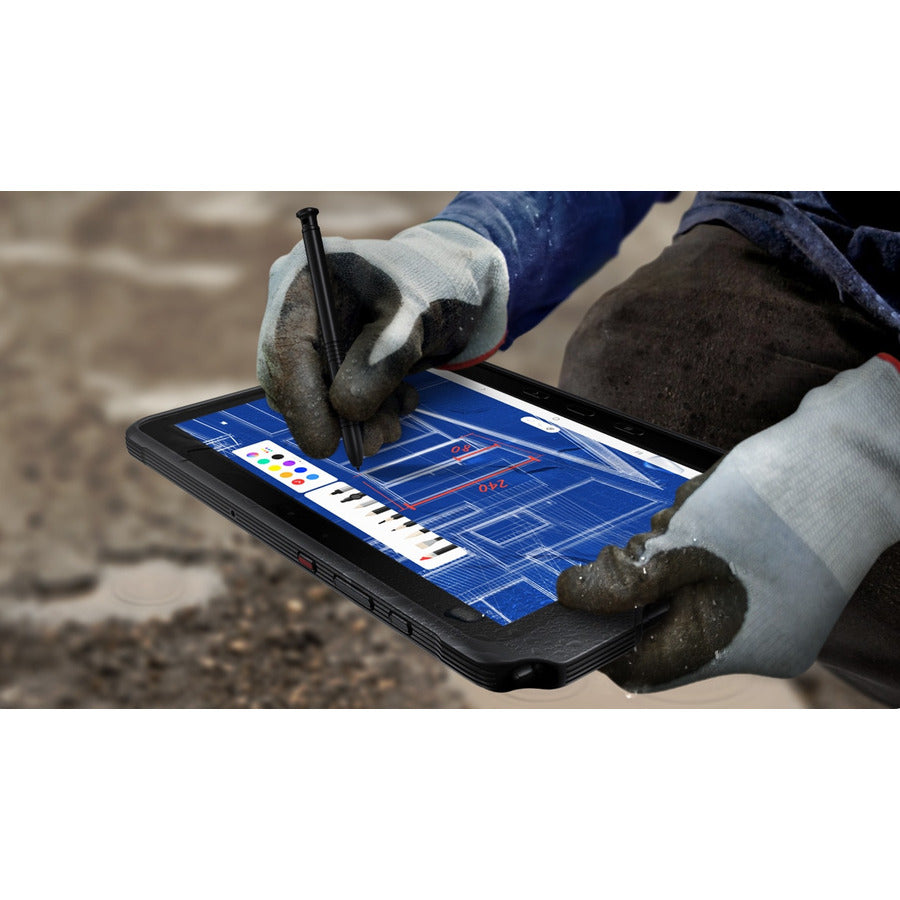 Samsung Galaxy Tab Active4 Pro SM-T630 Rugged Tablet - 10.1" WUXGA - Qualcomm SM7325 Snapdragon 778G 5G Octa-core - 4 GB - 64 GB Storage - Black SM-T630NZKAN20