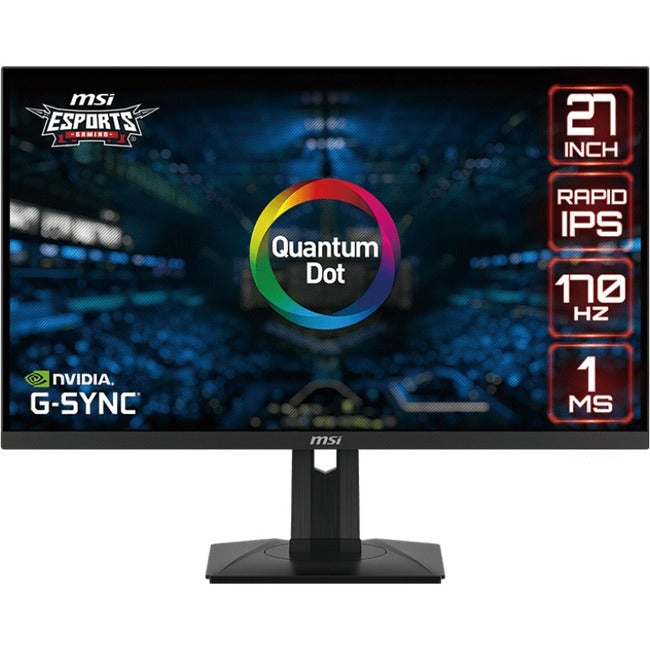 MSI G274QPF-QD 27" Class WQHD Gaming LCD Monitor - 16:9 - Black G274QPFQD