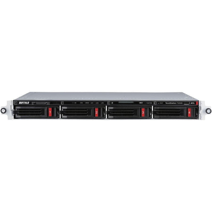 BUFFALO TeraStation 5420 4-Bay 48TB (4x12TB) Business Rackmount NAS Storage Hard Drives Included TS5420RN4804
