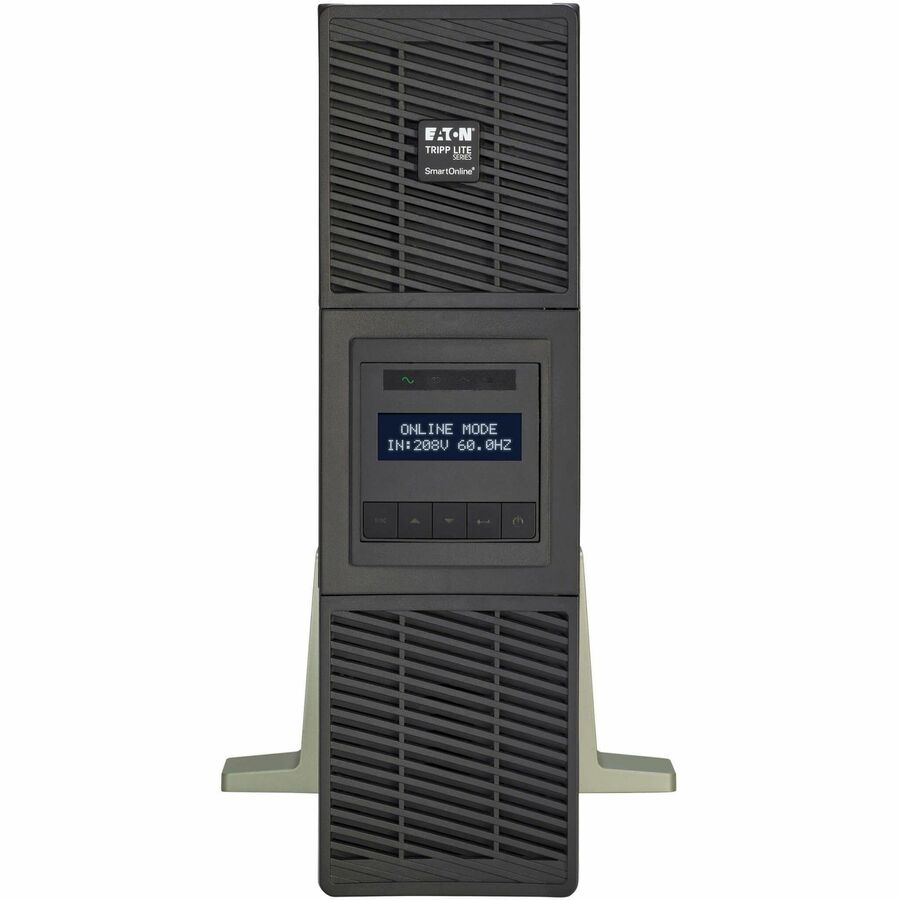 Eaton Tripp Lite Series SmartOnline 6000VA 5400W 208V Online Double-Conversion UPS - 2 L6-20R and 2 L6-30R Outlets, L6-30P Input, Network Card Included, Extended Run, 3U Rack/Tower SU6000RT