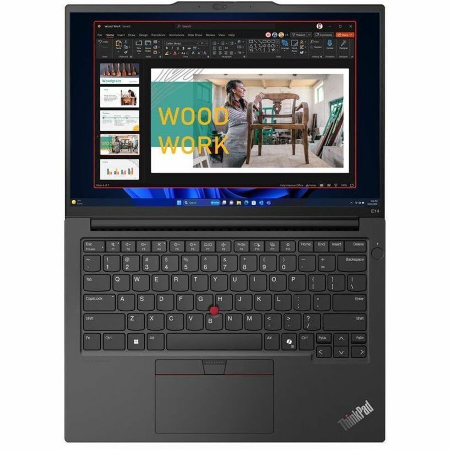 Lenovo ThinkPad E14 Gen 6 21M3000NUS 14" Notebook - WUXGA - AMD Ryzen 5 7535U - 16 GB - 256 GB SSD - English Keyboard - Black 21M3000NUS