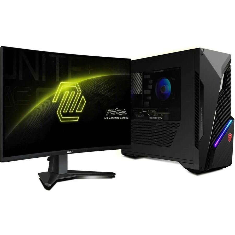 MSI MAG 27C6X 27" Class Full HD Curved Screen Gaming LED Monitor - 16:9 - Metallic Black MAG27C6X