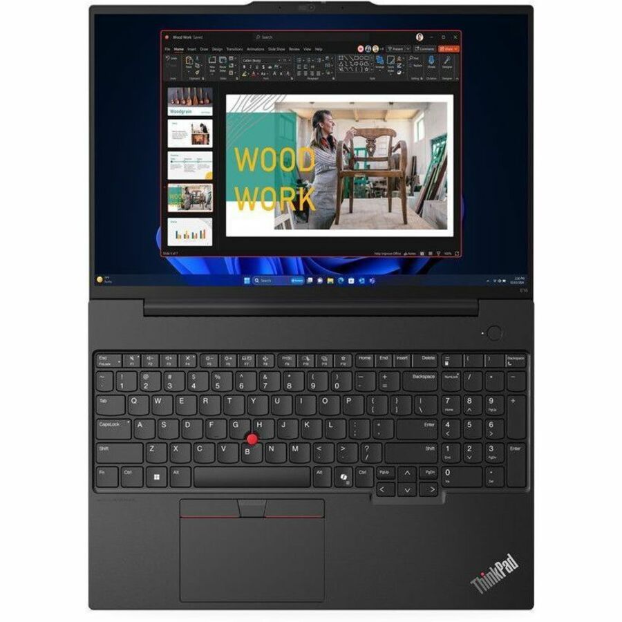 Lenovo ThinkPad E16 Gen 2 21M5000KUS 16" Touchscreen Notebook - WUXGA - AMD Ryzen 7 7735U - 16 GB - 512 GB SSD - English Keyboard - Black 21M5000KUS