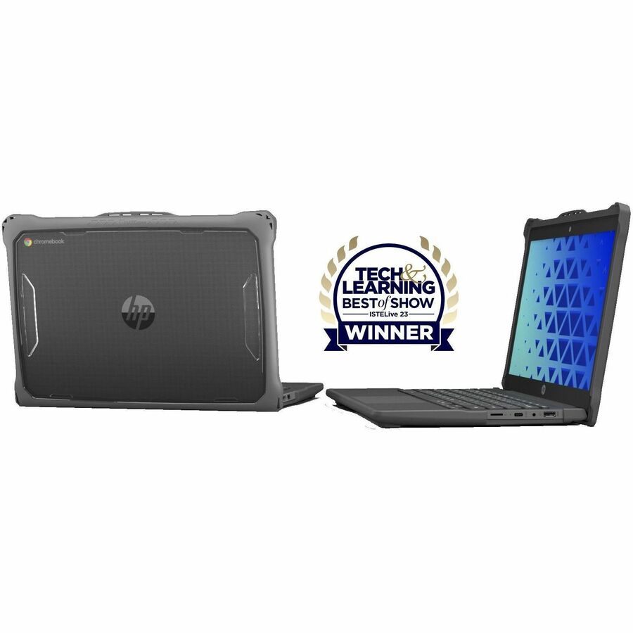 Extreme Shell-F2 Slide Case for HP Fortis X360 Chromebook G5 11" (Gray/Clear) HP-ESF-FX3CB-G5-GRY