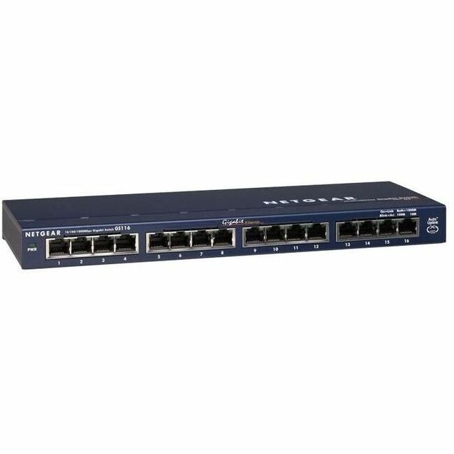 Netgear ProSafe GS116 16-port Gigabit Ethernet Switch GS116NA